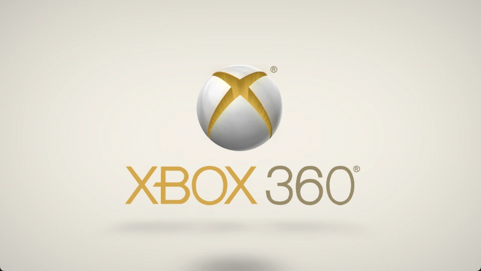 Gold: fully revealed sphere and XBOX 360 lettering