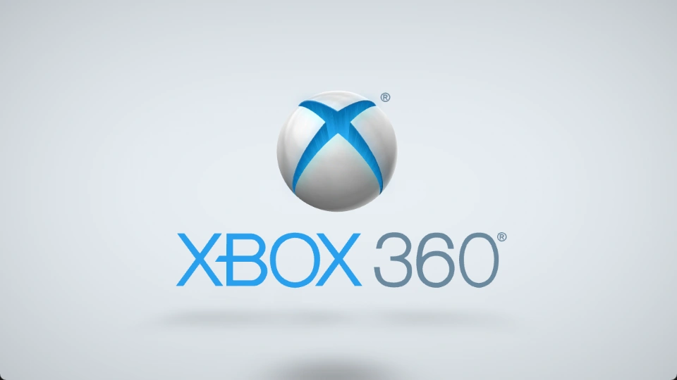 Ice Blue: fully revealed sphere and XBOX 360 lettering