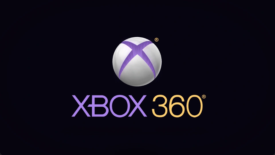 Royal / Purple & Gold: fully revealed sphere and XBOX 360 lettering