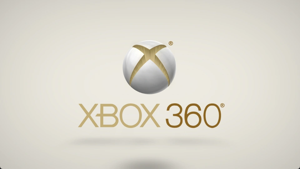 Champagne / White & Gold: fully revealed sphere and XBOX 360 lettering